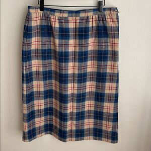 VTG Pendleton 70s Cailean Tartan Virgin Wool plaid skirt, Women’s 16